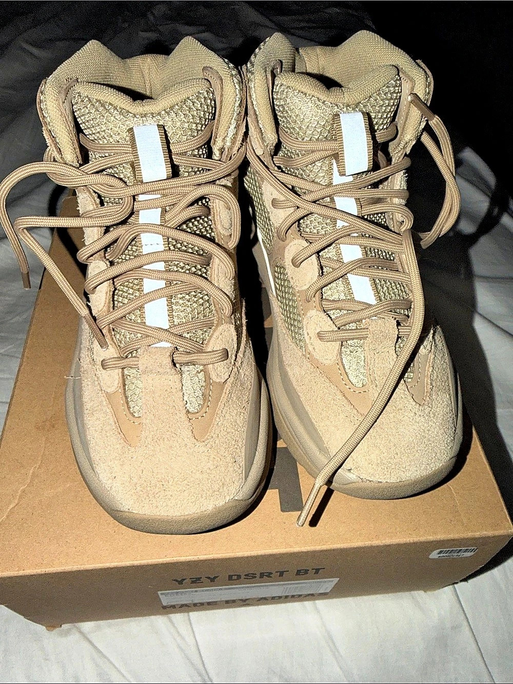 adidas Yeezy DSRT BT High-Top Sneakers Brown US 5.5